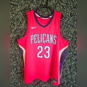 Mens Size 56 (XXL) Nike Swingman New Orleans Pelicans Anthony Davis #23 Jersey
